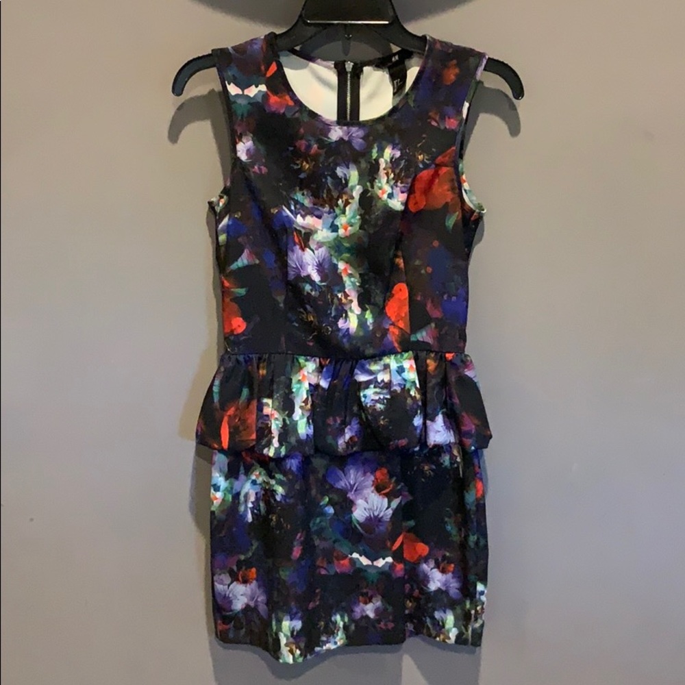 Floral H&M Peplum Dress